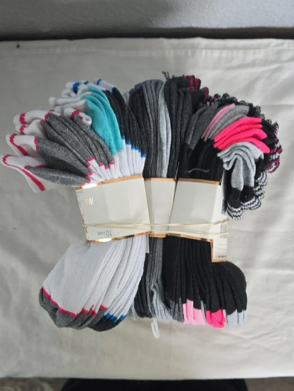 30 PAIRS U.S. Polo Assn. Low Cut Athletic Socks